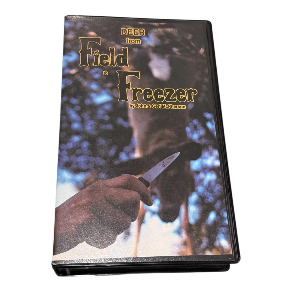 Vintage 1989 Deer from Field to Freezer VHS John & Geri McPherson 65min Hunting